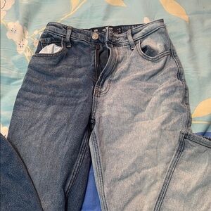 Hollister Dual Blue Straight Leg Jeans